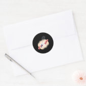 Sticker Rond Badminton Player Shuttle Gift Badminton (Enveloppe)