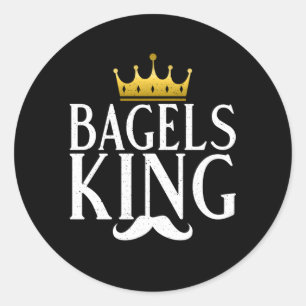 Sticker Rond Bagels King Bagel