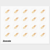 Sticker Rond Baguette (Feuille)