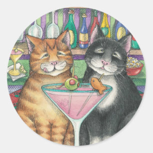 Sticker Rond Baguette à cocktails B & T #6