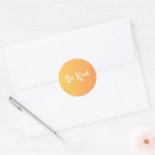 Sticker Rond Baguette Be Kind (Enveloppe)