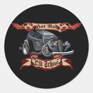 Sticker Rond Baguette chauffante de dessin