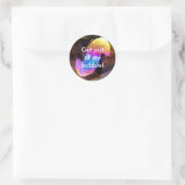 Sticker Rond Baguette de bulle (Sac)
