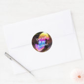 Sticker Rond Baguette de bulle (Enveloppe)