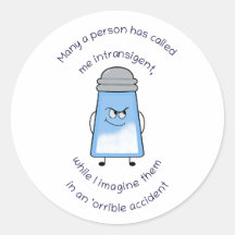 Baguette de couplet de poème salé amusant "Acciden