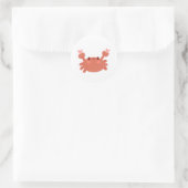 Sticker Rond Baguette de crabe mûre (Sac)