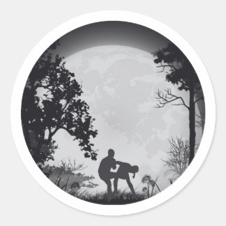 Sticker Rond Baguette de Krav Maga Martial Arts Groin Kick Stic