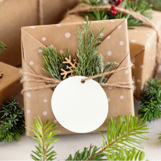 Sticker Rond Baguette de Noël Joyeux Elfe