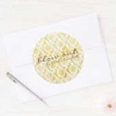 Sticker Rond Baguette de sac 4 (Enveloppe)