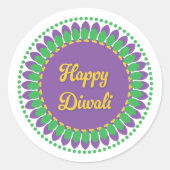 Sticker Rond Baguette Diwali (Devant)
