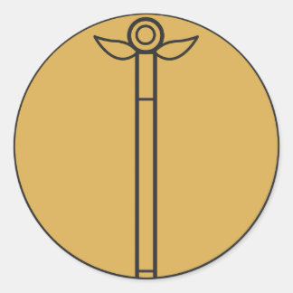 Sticker Rond Baguette magique