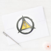 Sticker Rond Baguettes à haute tension Hot Rods (Enveloppe)