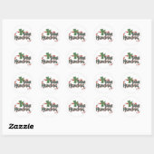 Sticker Rond Bah Humbug ! (Feuille)