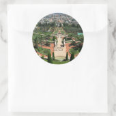 Sticker Rond Bahai Gardens in Haifa, Israel (Sac)
