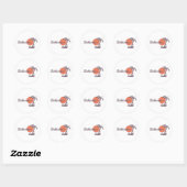 Sticker Rond Bahama Worn (Feuille)