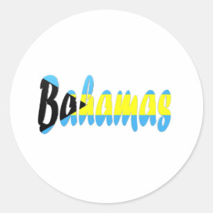 Sticker Rond Bahamas