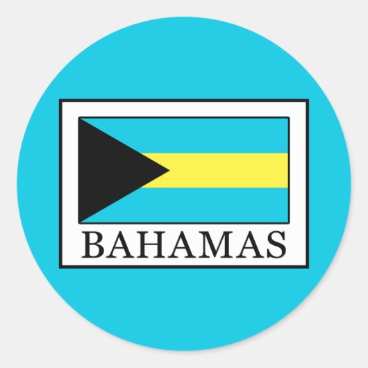 Sticker Rond Bahamas (Devant)