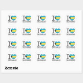 Sticker Rond Bahamas (Feuille)