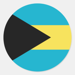 Sticker Rond bahamas