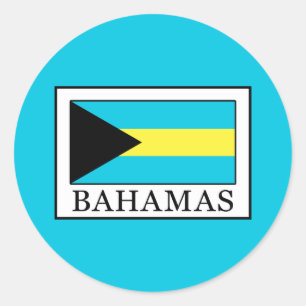 Sticker Rond Bahamas