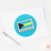 Sticker Rond Bahamas (Enveloppe)