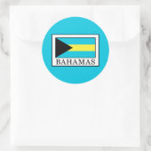 Sticker Rond Bahamas (Sac)
