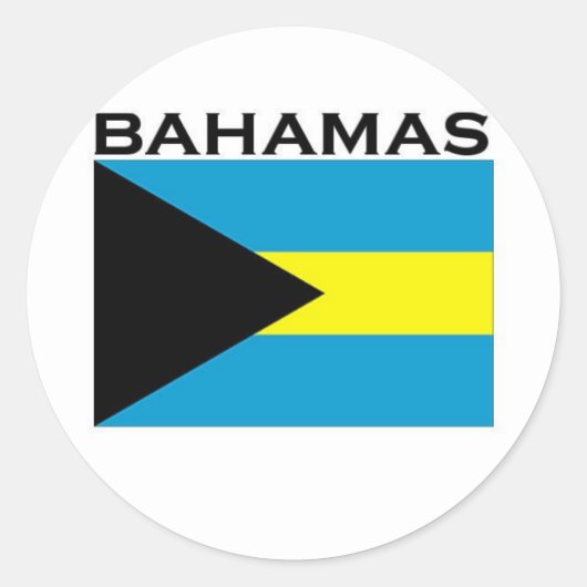 Sticker Rond Bahamas (Devant)