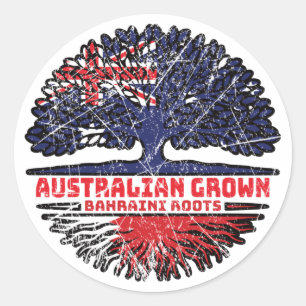 Sticker Rond Bahrain Bahraini Australian Australian Australia T