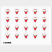Sticker Rond Bahreïn (Feuille)