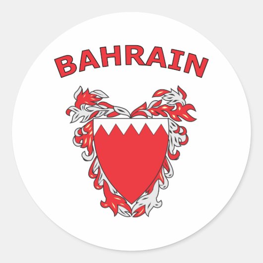 Sticker Rond Bahreïn (Devant)