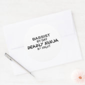 Sticker Rond Baid Deadt Ninja par nuit (Enveloppe)