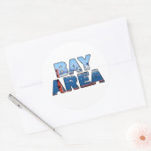 Sticker Rond Baie de San Francisco (Enveloppe)