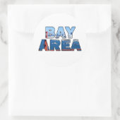 Sticker Rond Baie de San Francisco (Sac)
