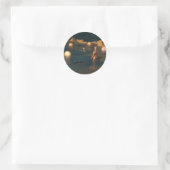 Sticker Rond Baignade Nocturne (Sac)