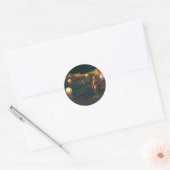 Sticker Rond Baignade Nocturne (Enveloppe)