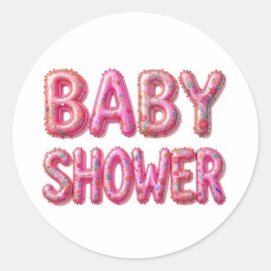 Sticker Rond Baignoire de naissance pour bébé (Devant)