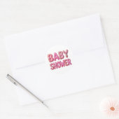 Sticker Rond Baignoire de naissance pour bébé (Enveloppe)