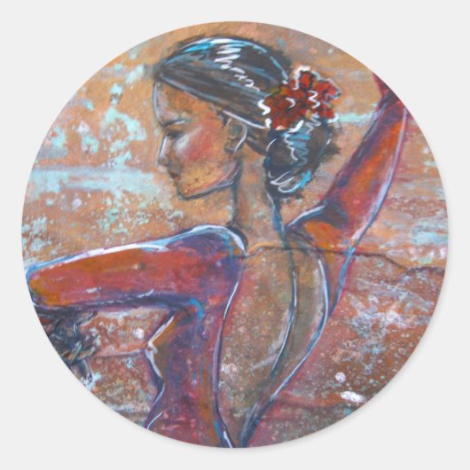 Sticker Rond Bailaora (Devant)