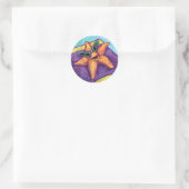 Sticker Rond Bain de soleil Starfish (Sac)
