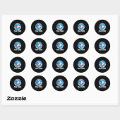 Sticker Rond Bain d'hiver Polar Plunge Ice Jump Polar Ours Bain (Feuille)