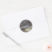 Sticker Rond Baise blanche (Enveloppe)