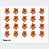 Sticker Rond baiser (Feuille)