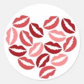 Sticker Rond Baisers (Devant)