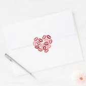 Sticker Rond Baisers (Enveloppe)