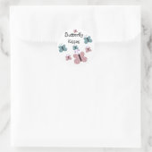 Sticker Rond Baisers de papillon (Sac)