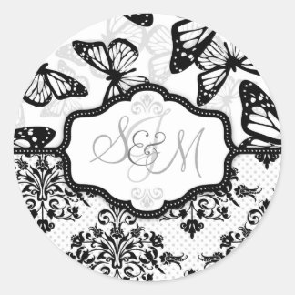 Sticker Rond Baisers papillon Sticker_DrMullins