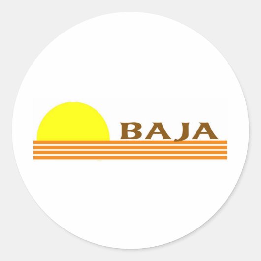 Sticker Rond Baja (Devant)