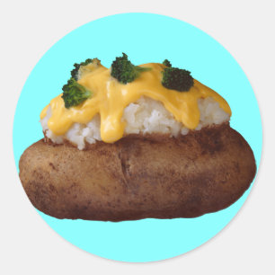 Sticker Rond Baked Potato