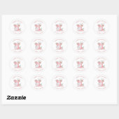 Sticker Rond Baked with Love Cake Mixer Baking  (Feuille)