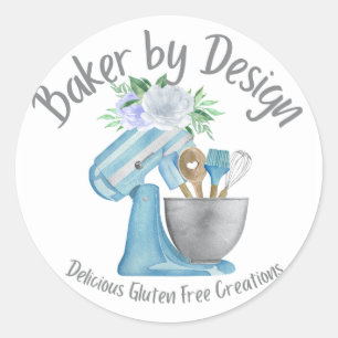 Sticker Rond Baker by Design